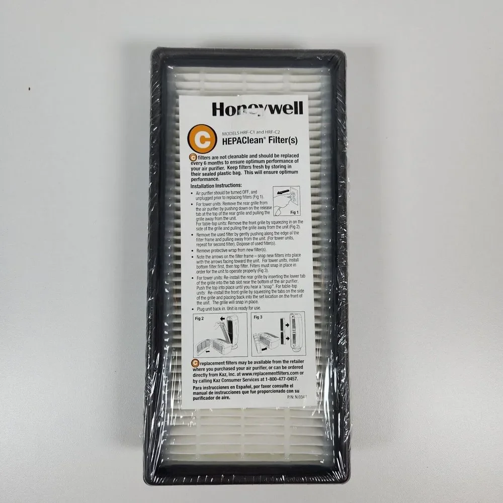 NEW Honeywell HEPAClean C Replacement Air‎ Purifier Filters HRF-C1 & HRF-C2